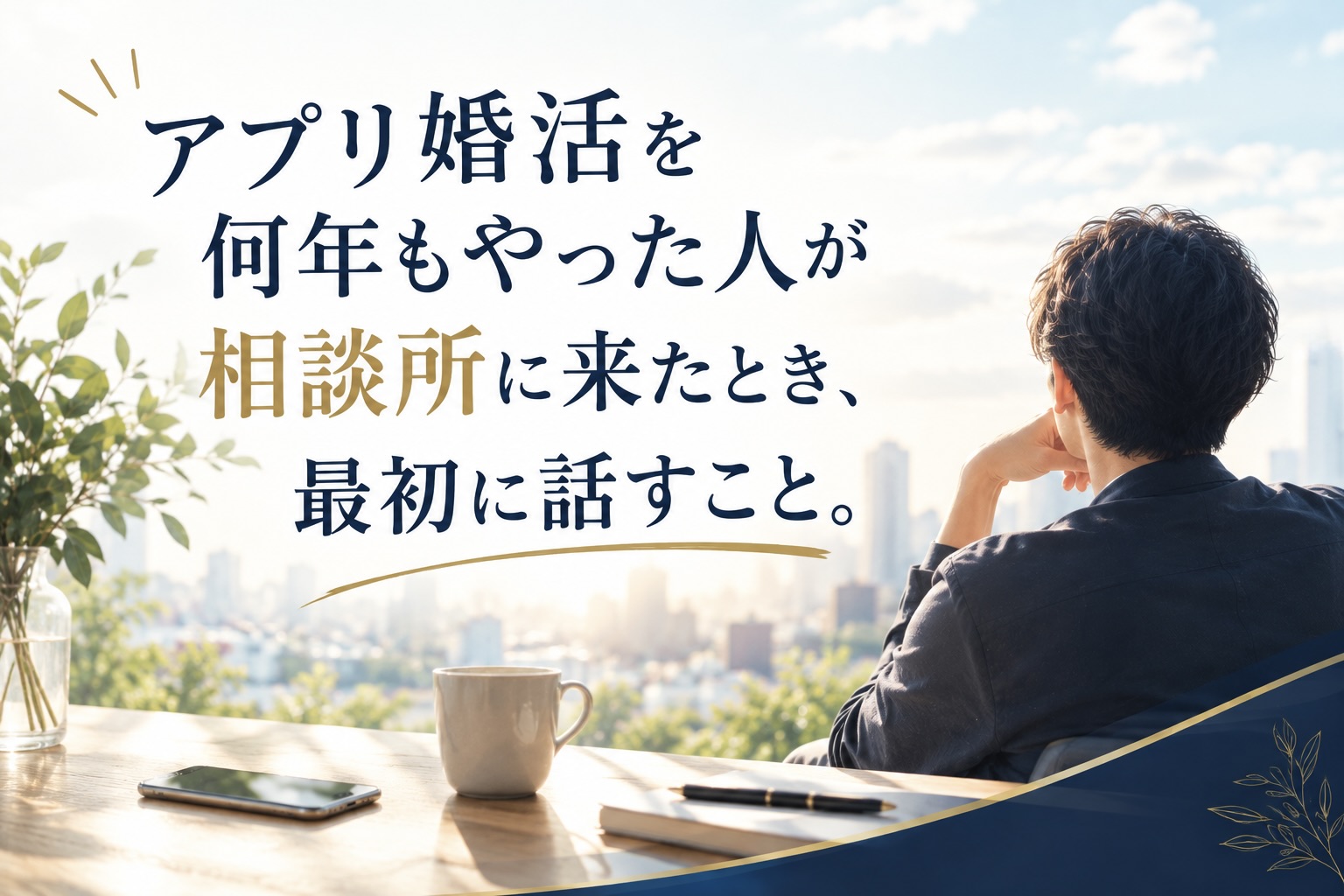 アプリ婚活を何年もやった人が相談所に来たとき、最初に話すこと。